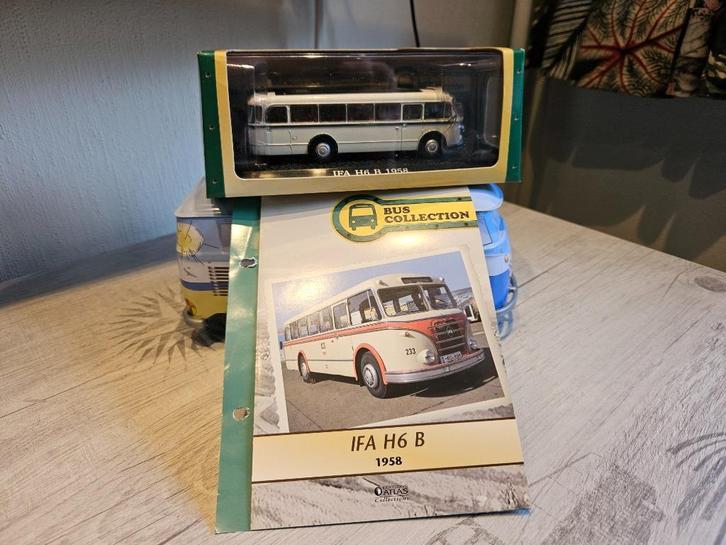 DeAgostini IFA H6 B 1958 Touringcar 1:72 Atlas Bus, Hobby en Vrije tijd, Modelauto's | 1:87, Nieuw, Bus of Vrachtwagen, Overige merken