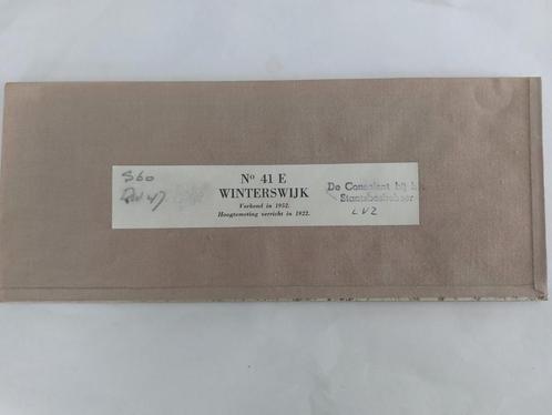 41E Stafkaart op linnen uit 1955 van Winterswijk en omgeving, Boeken, Atlassen en Landkaarten, Zo goed als nieuw, Landkaart, Nederland