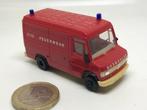 Brandweer Mercedes 609 D Kort, Herpa, Ophalen of Verzenden, Gebruikt, Bus of Vrachtwagen, Herpa