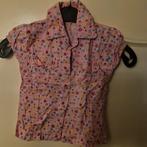 Blouse 98-104 roze, Ophalen of Verzenden, Zo goed als nieuw, Meisje, Overhemd of Blouse
