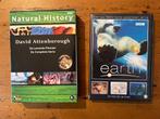 2 natuur dvd's Earth en De levende planeet, Alle leeftijden, Ophalen of Verzenden, Zo goed als nieuw, Natuur