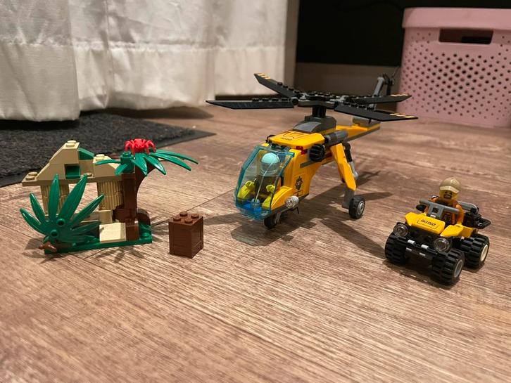 Lego City Jungle Helikopter 60158 - Complete Set, Kinderen en Baby's, Speelgoed | Duplo en Lego, Zo goed als nieuw, Lego, Complete set