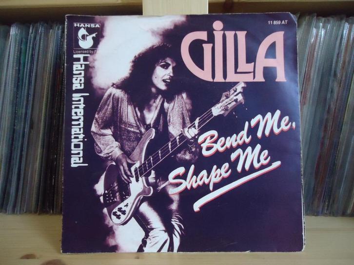 7" Single Gilla - Bend Me, Shape Me / The River Sings, Cd's en Dvd's, Vinyl Singles, Gebruikt, Single, Pop, 7 inch, Ophalen of Verzenden