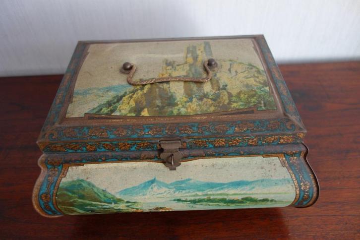 Blik gebogen uitvoering, kasteel, Antiek en Kunst, Curiosa en Brocante, Ophalen of Verzenden