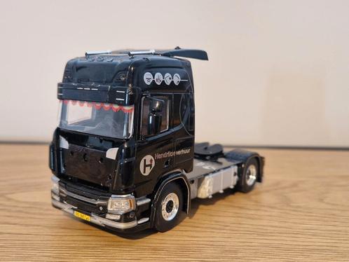 Samengestelde B-keuze WSI Scania NextGen, Hendrikse verhuur, Hobby en Vrije tijd, Modelauto's | 1:50, Gebruikt, Bus of Vrachtwagen