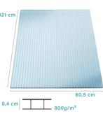 Polycarbonaat platen 4mm (voor de kas), Nieuw, Overige materialen, Ophalen of Verzenden, Minder dan 20 mm