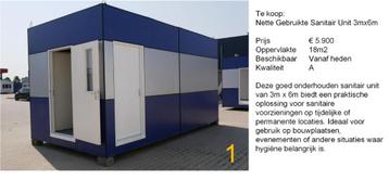 Te koop diverse StarCabin units beschikbaar voor biedingen
