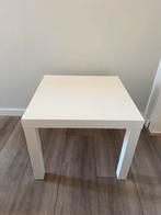 IKEA Lack tafeltjes wit en gelazuurd eiken 55x55cm, Ophalen, Vierkant, 45 tot 60 cm