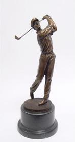 Golfer - Beeld - Brons, Ophalen of Verzenden, Brons