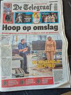 Telegraaf maart 2020 - Corona beginperiode, Ophalen of Verzenden, Gelezen, Krant