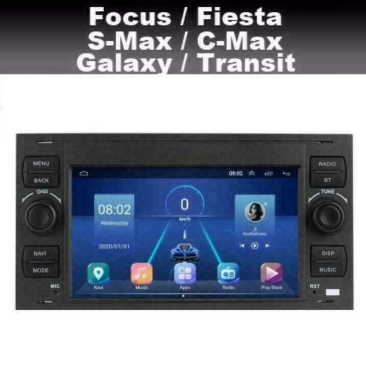 Ford Focus Fiesta Smax radio navigatie android 10 wifi dab+, Auto diversen, Autoradio's, Nieuw, Ophalen of Verzenden