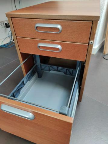 2x ladeblok Ikea Galant, midden bruin - afbeelding 7