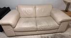 Natuzzi leren bank *** Gratis af te halen ***, Huis en Inrichting, Ophalen, Gebruikt, 75 tot 100 cm