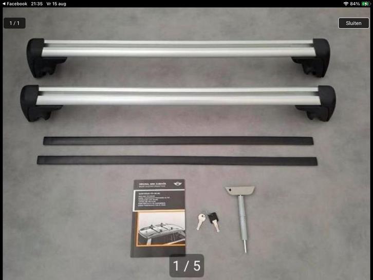 Originele Mini dakdragers, Auto diversen, Dakdragers, Nieuw, Ophalen of Verzenden