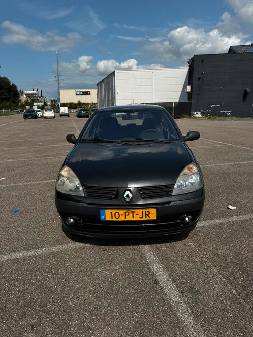 Renault Clio 1.4 16V E3 2004 Zwart, Auto's, Renault, Particulier, Clio, Benzine, D, Hatchback, Handgeschakeld, Origineel Nederlands
