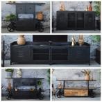 Industrieel dressoir - nieuwe dressoirs - stuntprijzen!, Ophalen, Nieuw, Metaal, Industrieel