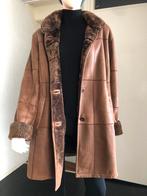 Werner Christ. Warme lammy coat mt48, Werner Christ, Ophalen of Verzenden, Bruin, Jas of Mantel