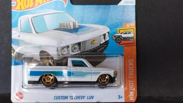 Custom Chevy Luv 1972 1:64 3inch Hotwheels Pol  beschikbaar voor biedingen