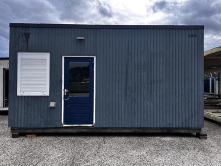 Unit/Portiersloge - 609x310x343cm incl. toilet en urinoir, Zakelijke goederen, Machines en Bouw | Keten en Containers, Ophalen of Verzenden