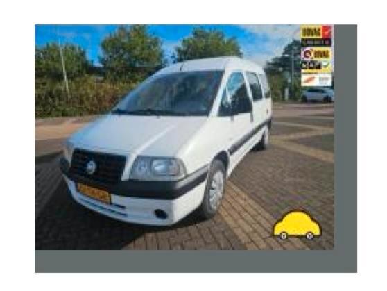 Fiat Scudo 2.0 Combinato 2006 Wit - nieuwe APK, weinig km’s!, Auto's, Fiat, Particulier, Scudo, Benzine, D, Overige carrosserieën