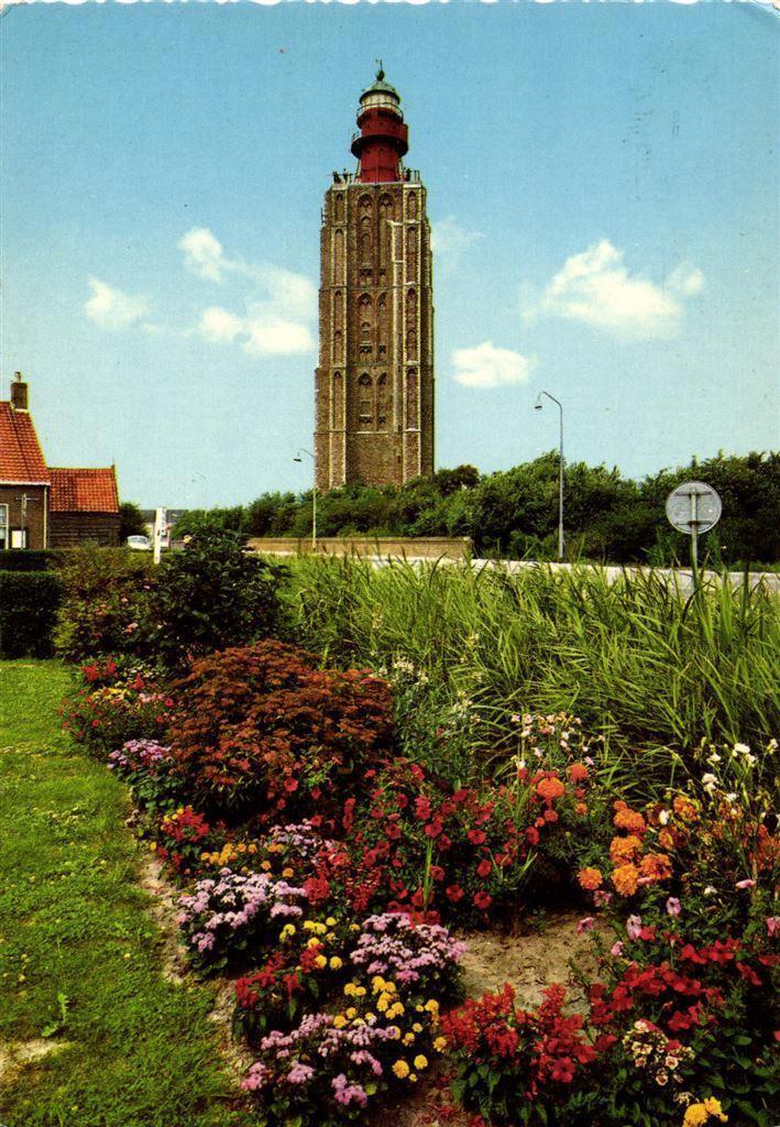 Westkapelle, Vuurtoren - 1972 gelopen, Verzamelen, Ansichtkaarten | Nederland, Gelopen, Noord-Brabant, Voor 1920, Ophalen of Verzenden