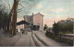 Velp bij Arnhem (Gld.) Tram Station met Volk, ca. 1915, Gelderland, Ongelopen, Voor 1920, Verzenden