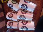 6 bekers  van   mepal camping servies windroos, Ophalen of Verzenden, Overige materialen, Overige stijlen, Kop(pen) en/of Schotel(s)