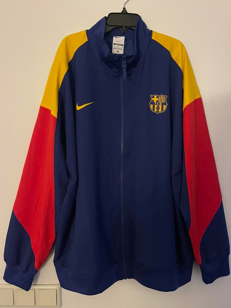 FC Barcelona Chinese New Year sportjack maat XL, Kleding | Heren, Sportkleding, Nieuw, Voetbal, Maat 56/58 (XL), Blauw, Ophalen of Verzenden