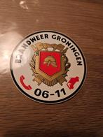 Brandweer Groningen sticker, Ophalen of Verzenden, Zo goed als nieuw