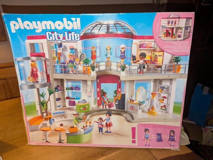 Playmobil winkelcentrum 5485, Kinderen en Baby's, Speelgoed | Playmobil, Gebruikt, Ophalen