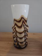 Vintage Carlo Moretti Opaline Florence Vaas, Ophalen, Gebruikt, Overige kleuren, Glas