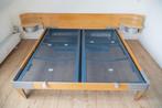 Auping Auronde 180x200 2 Persoons Kantelbaar | + 2x Matras, Ophalen, Verstelbaar, Bruin, Tweepersoons