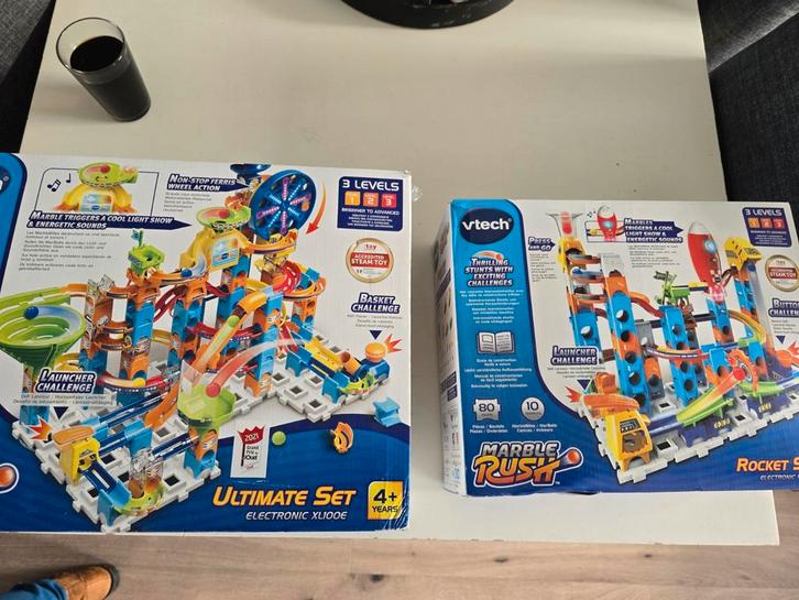 Vtech Marble Rush Ultimate & Rocket Set - Compleet!, Kinderen en Baby's, Speelgoed | Vtech, Zo goed als nieuw, 4 tot 6 jaar, Ophalen of Verzenden