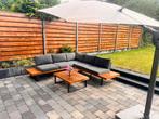 Bois le Duc Teak Tuin/Lounge set, Ophalen, 5 zitplaatsen, Gebruikt, Teakhout