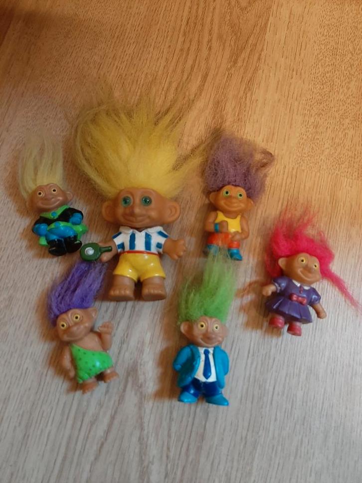 Trollen poppetjes trol, Verzamelen, Poppetjes en Figuurtjes, Ophalen of Verzenden