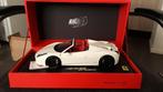 BBR 1/18 Ferrari 458 Spider AVUS WIT ZELDZAAM, Ophalen of Verzenden, Zo goed als nieuw, Auto, Overige merken