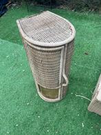 Rotan vintage mand, Gebruikt, Mand, Rond, Ophalen of Verzenden