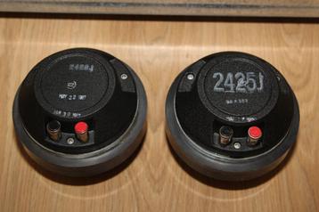 JBL 2425J vintage compressie driver set 2x in goede staat beschikbaar voor biedingen