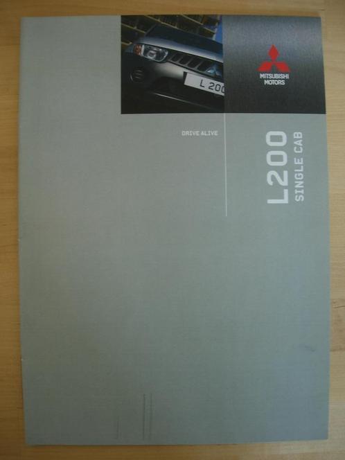 Mitsubishi L200 Pick-Up Brochure 2007 – Pickup L-200, Boeken, Auto's | Folders en Tijdschriften, Zo goed als nieuw, Mitsubishi