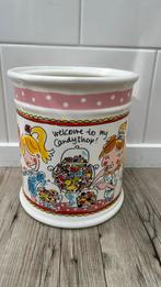 Leuke snoepwinkel keramische pot, Huis en Inrichting, Ophalen of Verzenden, Zo goed als nieuw