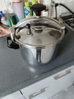 Snelkookpan 8 liter 1 maal gebruikt, Ophalen of Verzenden, Zo goed als nieuw, Rvs, Kookpan of Snelkookpan