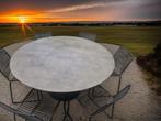 NIEUWE ronde tuintafel VOLKERAMIEK dia150cm, Tuin en Terras, Ophalen, Nieuw, Rechthoekig