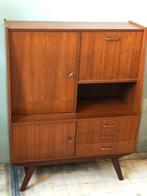 Vintage Midcentury highboard buffetkast kast jaren 50/‘60, Ophalen, Vintage design, Onbekend, 50 tot 100 cm