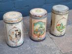 Vintage blikken - Albert Heijn koekblik, 3 stuks, Ophalen of Verzenden, Gebruikt, Koek(jes)