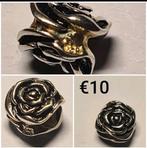 Bedel zilver roos * meer bedels te koop *, Overige merken, Ophalen of Verzenden, Zo goed als nieuw, 1 bedel