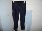 High Use stretch broek stoere details banden zilver hardware
