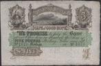 South Africa 5 Pound 186-- Montagu Bank Remainder, Verzenden, Zuid-Afrika, Los biljet