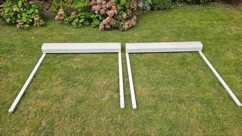 elektrische rolluiken, in houtkleur, Doe-het-zelf en Verbouw, Rolluiken, Gebruikt, Wit, Ophalen