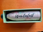 Waterfles / thermos kan van Wanderlust met wereldkaart er op, Ophalen, Nieuw