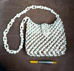 Schelpen handtas - Jaren 70., Ophalen of Verzenden, Zo goed als nieuw, Rood, Handtas